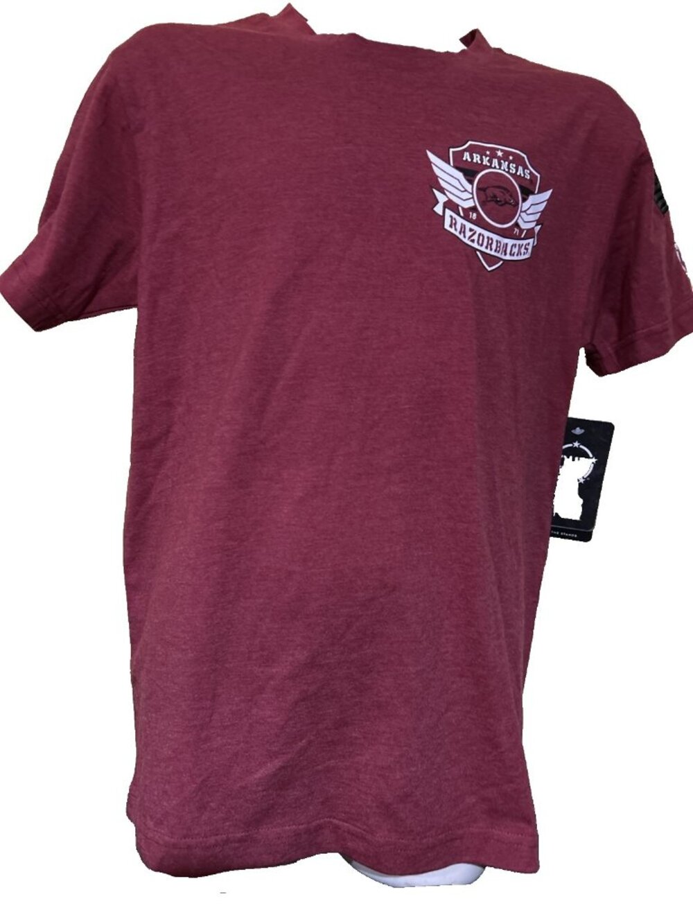 NEW Arkansas Razorbacks Colosseum OHT Maroon Shirt Youth M 12-14